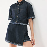 POWER SOFT WOVEN CROP JACKET
