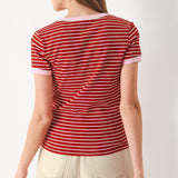 SWEET DAYDREAM STRIP KNIT TOP