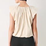 MOONLIGHT SOCIAL WOVEN TOP