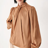 GOLDEN HOUR HIGH NECK BLOUSE