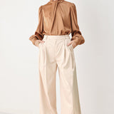 GOLDEN HOUR HIGH NECK BLOUSE