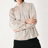 GOLDEN HOUR HIGH NECK BLOUSE