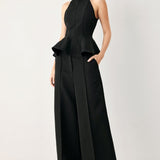 BLACK POWER WOVEN TOP