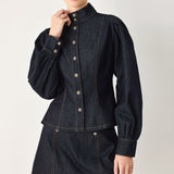 MODERN PREP DENIM TOP