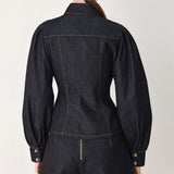 MODERN PREP DENIM TOP