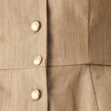 STONEWASH RELAXED WOVEN TOP