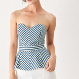 THE COASTAL CLUB WOVEN TOP
