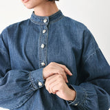 INDIGO COMFORT LINE DENIM TOP