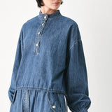 INDIGO COMFORT LINE DENIM TOP