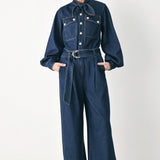DEEP INDIGO MODERN MUSE DENIM TOP