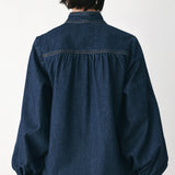 DEEP INDIGO MODERN MUSE DENIM TOP