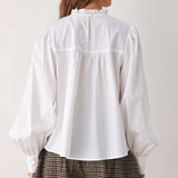 PORCELAIN VINTAGE INSPIRE WOVEN TOP