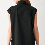MODERN STATEMENT BOW WOVEN TOP