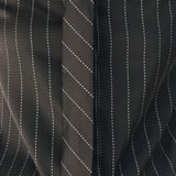 CITY AFTER DARK TIE FRONT STRIPED TOP