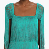 DELTA TOP IN TEAL