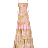 GAZPACHO DRESS IN SUNLIT PINK PRINT