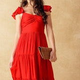 RVCA STEADY WOVEN ANKLE DRESS