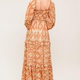 COSMOPOLITAN ELEGANCE WOVEN MAXI DRESS
