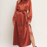 IT'S YOUR PLACE WOVEN MIDI DRESS