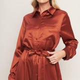IT'S YOUR PLACE WOVEN MIDI DRESS