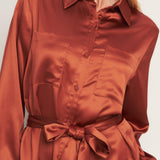 IT'S YOUR PLACE WOVEN MIDI DRESS