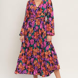 OUR BEAUTIFUL LOVE WOVEN MIDI DRESS