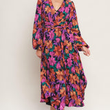 OUR BEAUTIFUL LOVE WOVEN MIDI DRESS