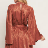 BY ANY MEANS WOVEN SATIN MINI DRESS
