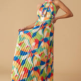 KEEP BLOOMING WOVEN MAXI DRESS