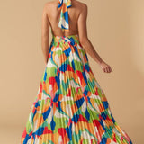 KEEP BLOOMING WOVEN MAXI DRESS