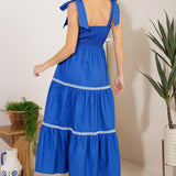 BETTER THAN EVER POPLIN MIDI DRESS