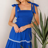 BETTER THAN EVER POPLIN MIDI DRESS