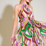 AS TIME GOES BY WOVEN MAXI DRESS