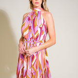 AS TIME GOES BY WOVEN MAXI DRESS