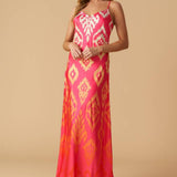 DIAMOND GIRL WOVEN SLIP DRESS