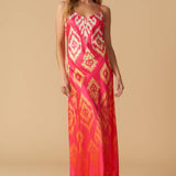DIAMOND GIRL WOVEN SLIP DRESS