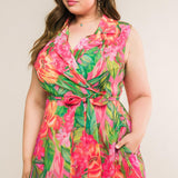 EVERYDAY DREAMS WOVEN MIDI DRESS