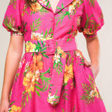 REMARKABLE ENTRANCE WOVEN MINI DRESS
