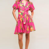 REMARKABLE ENTRANCE WOVEN MINI DRESS