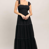 FORGOTTEN ROMANCE WOVEN MAXI DRESS