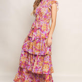 GETTING STARTED WOVEN MIDI DRESS