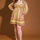 ALL MY PRIDE WOVEN MINI DRESS