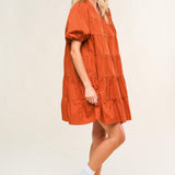 MISS AMERICAN PIE WOVEN MINI DRESS