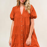 MISS AMERICAN PIE WOVEN MINI DRESS