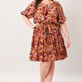 FLORA HARMONY WOVEN MINI DRESS