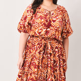 FLORA HARMONY WOVEN MINI DRESS