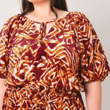 FLORA HARMONY WOVEN MINI DRESS