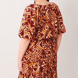 FLORA HARMONY WOVEN MINI DRESS