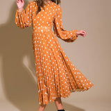 MOMENT MAKER WOVEN MIDI DRESS
