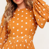 MOMENT MAKER WOVEN MIDI DRESS